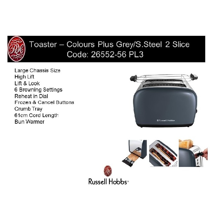 Russell hobbs colours plus toaster cheap